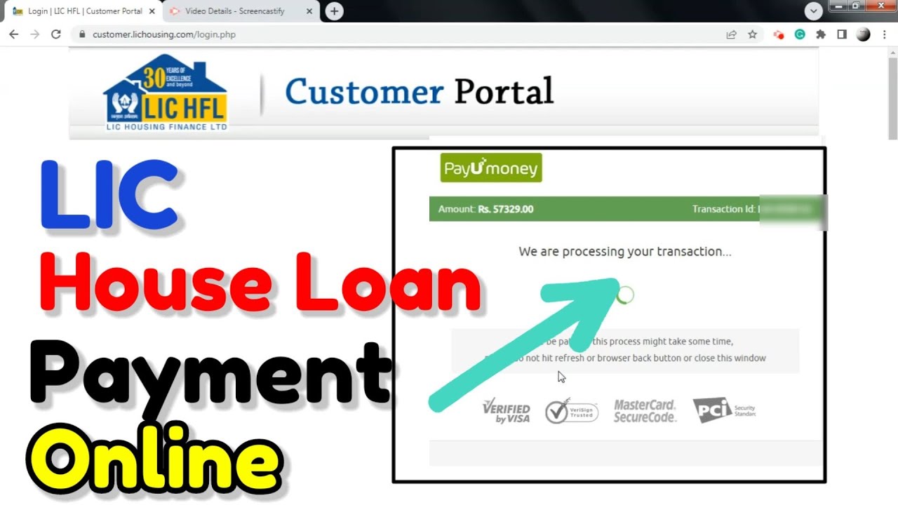 How to pay LIC HFL monthly EMI online | lic home loan emi online payment | LIC House Loan