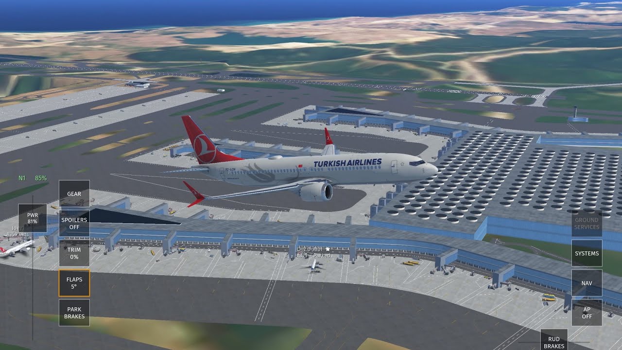 Infinite Flight- Istanbul (LFTM) to Riga (EVRA) Turkish Airlines 737 MAX 8