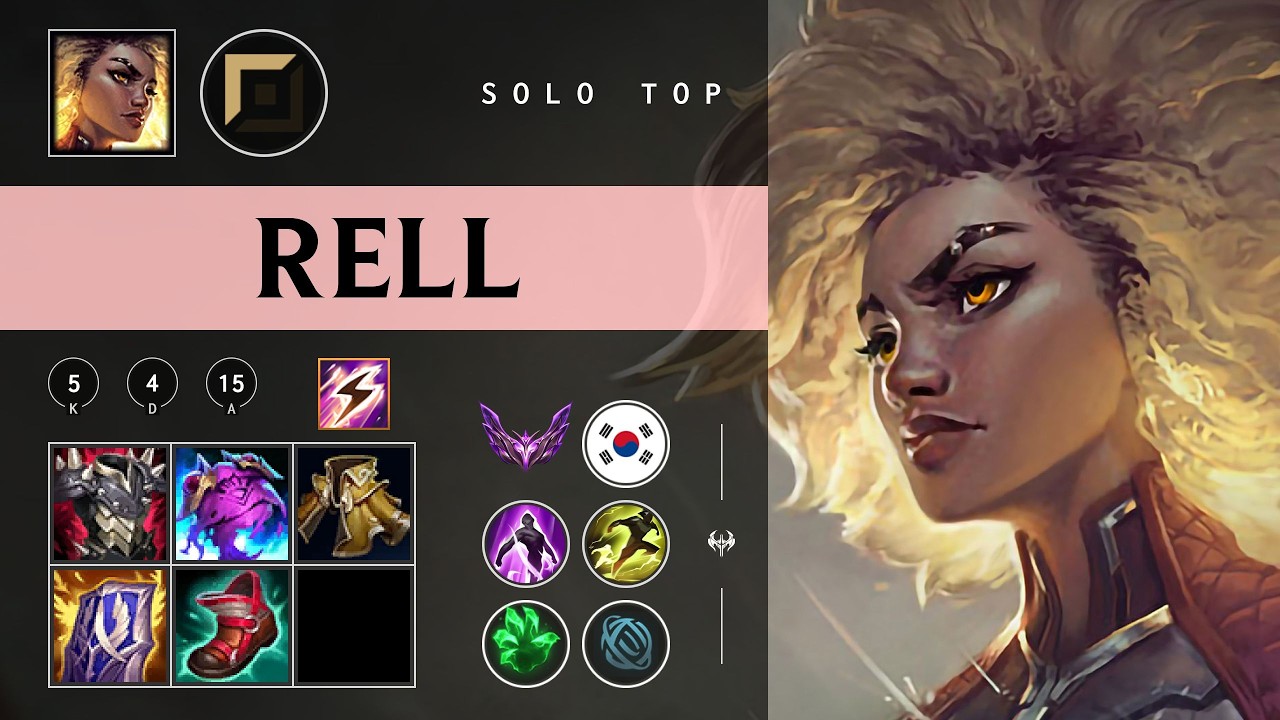 Rell Top vs Zaahen - KR Master Patch 26.05