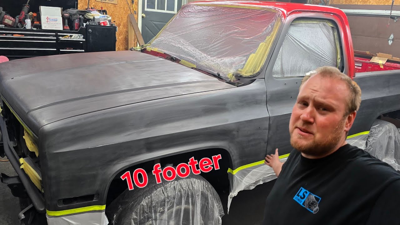 K5 Blazer Gets A 10 Footer Paint Job Rattle Can Special
