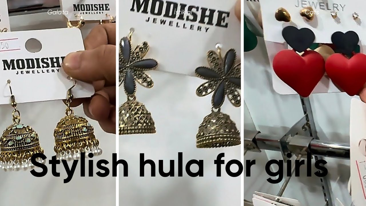 Stylish Jhoomka collection, trendy earrings design for Eid