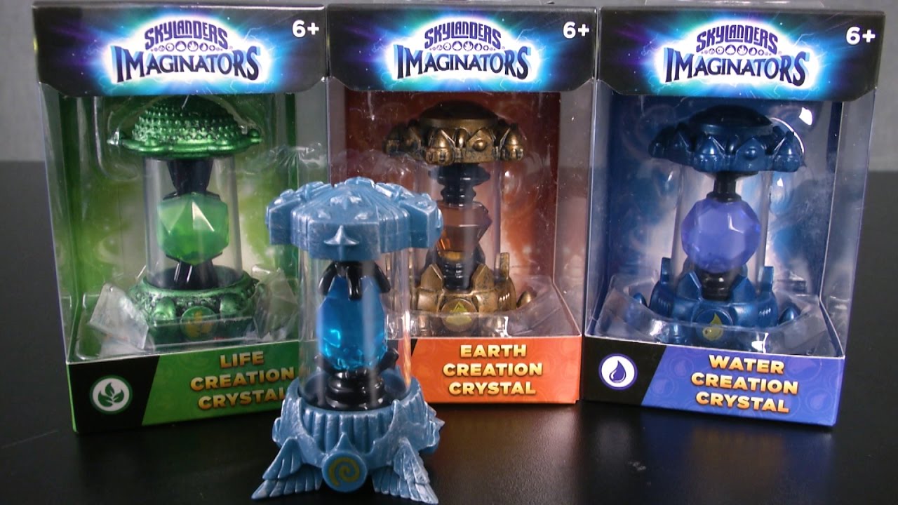 Skylanders Imaginators Air, Life, Earth & Water Creation Crystal from Activision