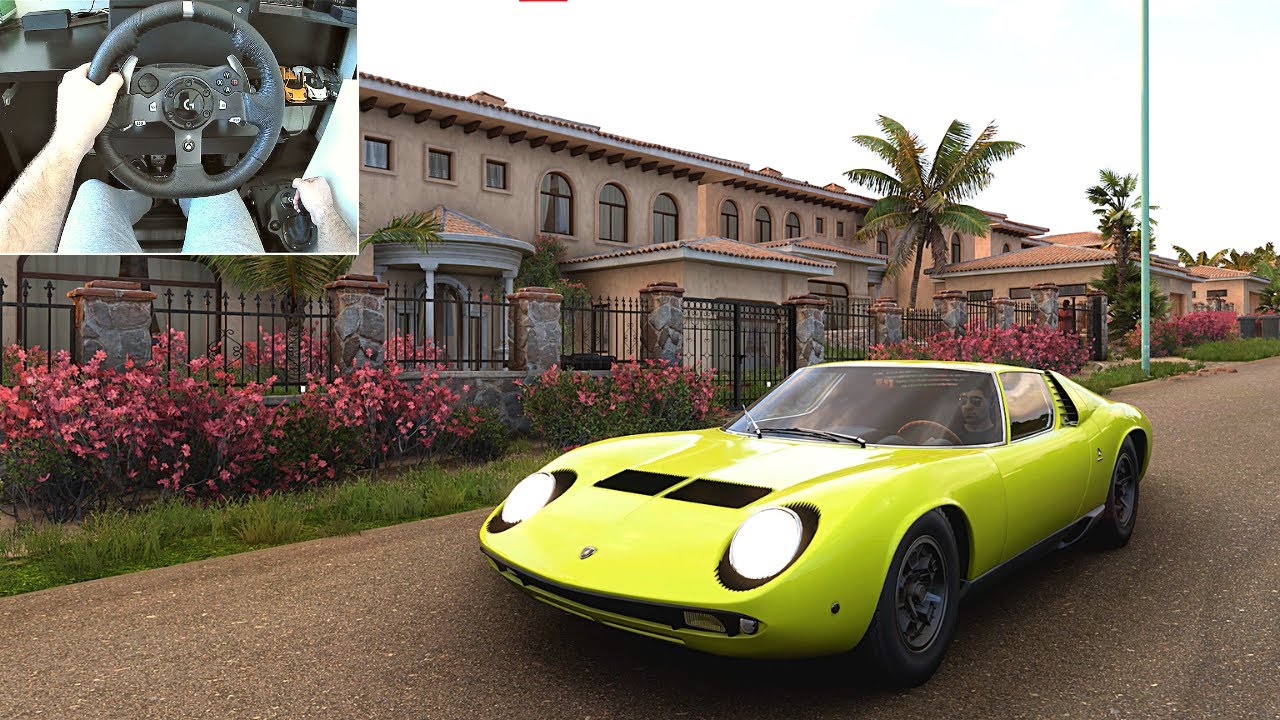 1967 Lamborghini Miura - Forza Horizon 5 | Logitech G920 + Shifter Gameplay