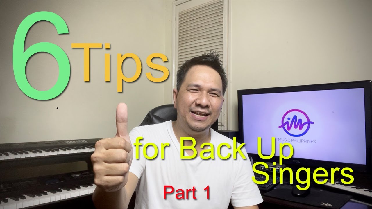 Nixon Rosales - 6 Tips for Back Up Singers [Part 1]