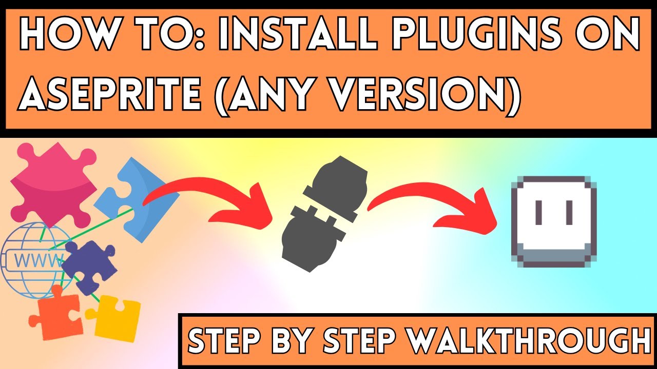 How to: Install plugins on Aseprite! [Step by Step walkthrough - Windows 10]