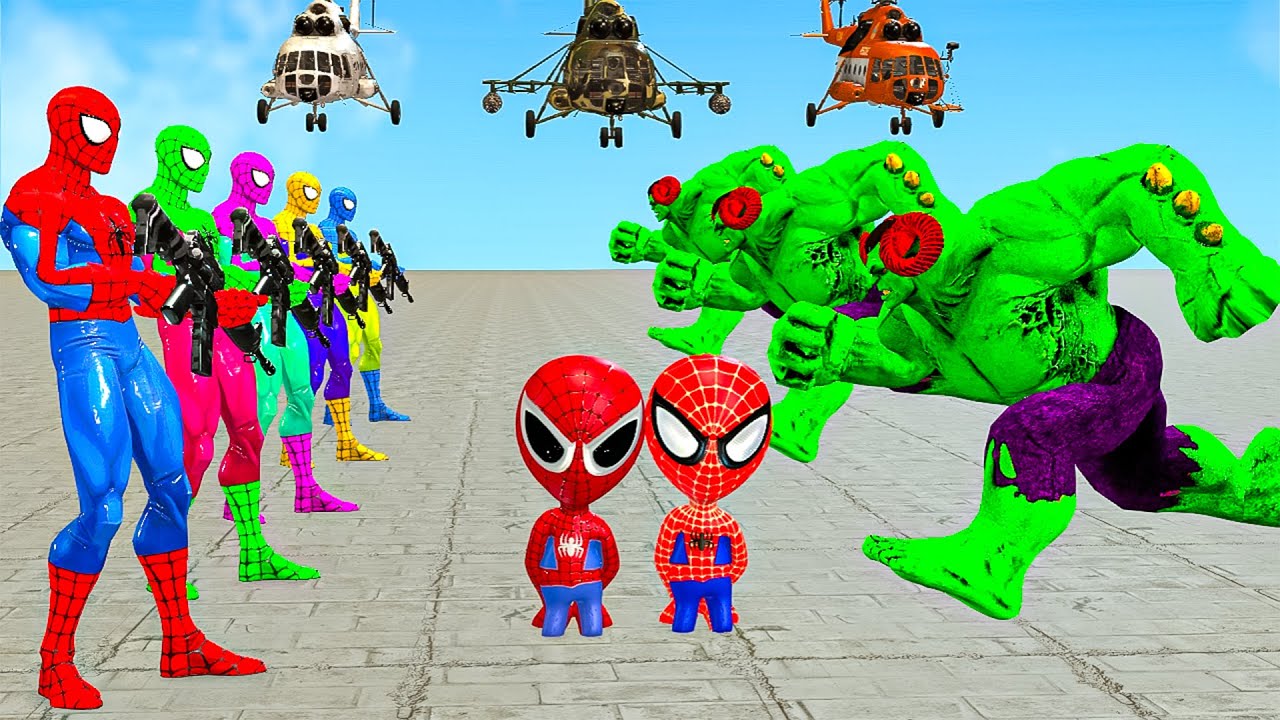 Siêu nhân nhện🔴 JOKER STEALS TEAM SPIDERMAN’S BIKES 🛵 Dangerous Terror Attack Plan Unleashed