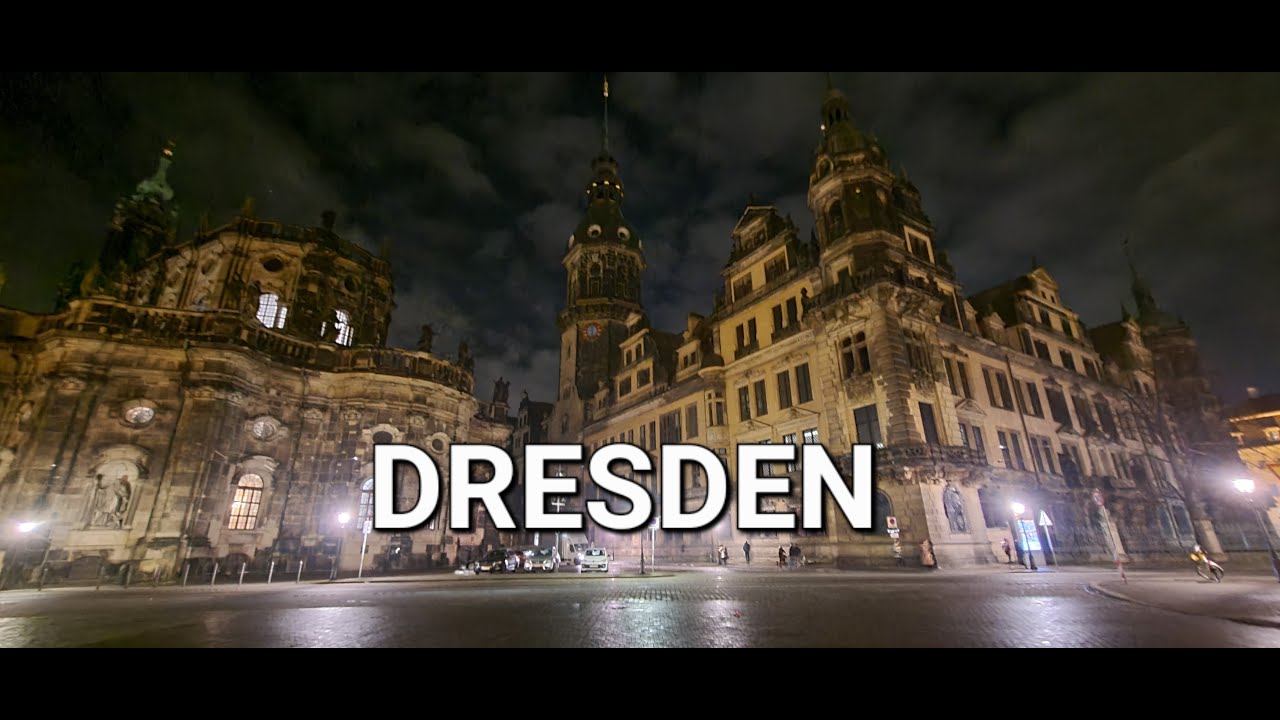 ❄️Dresden #Old #Town 🇩🇪Germany 4K UHD