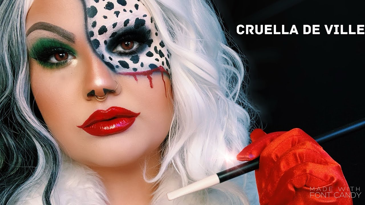 CRUELLA DE VILLE MAKEUP TUTORIAL // shelloween 2019