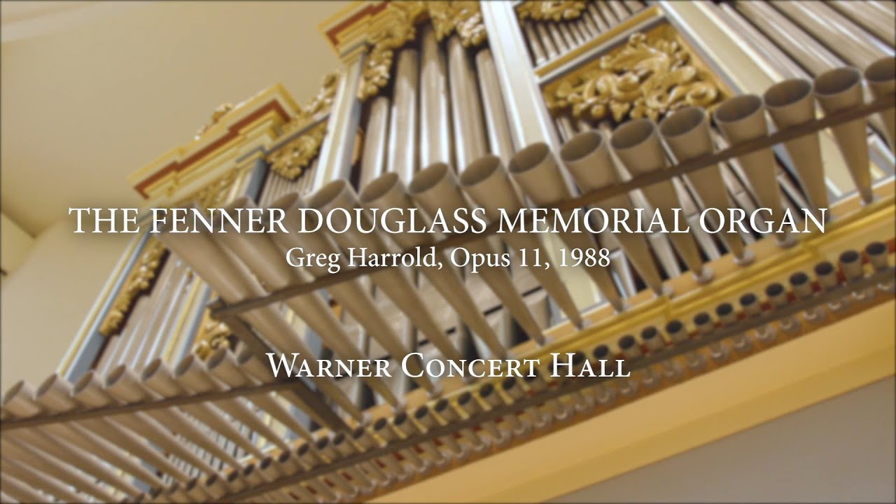 Spanish-style organ by Greg Harrold at Warner Concert Hall