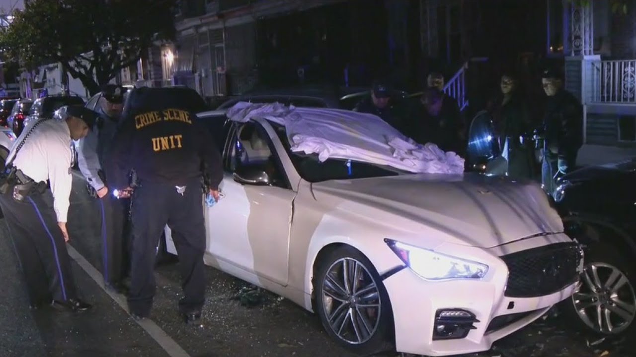 Man found shot dead inside crashed car in Philadelphia