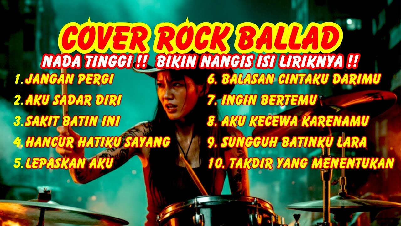 💥BIKIN MERINDING ‼️ COVER ROCK TERBAIK | PAS BANGET BUAT YANG LAGI KERJA | SLOWROCK