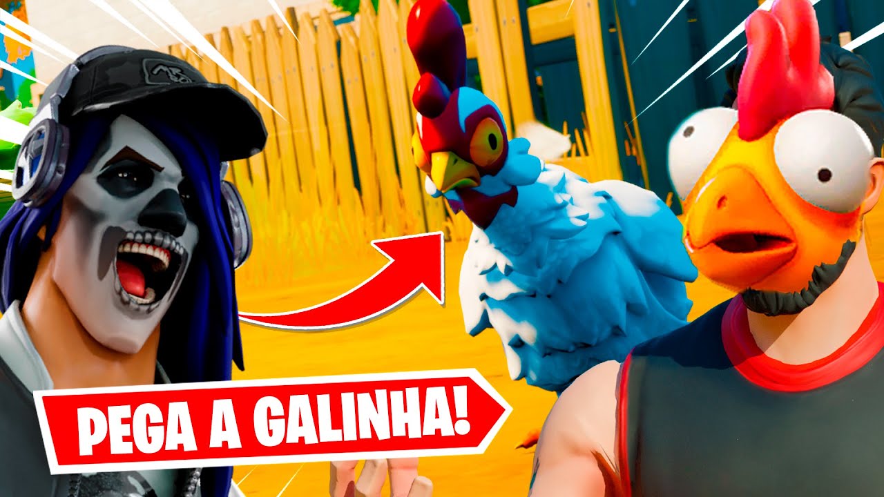 CAÇA AS GALINHAS NO FORTNITE! 🐥