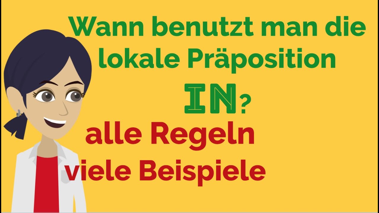 Deutsch lernen: lokale Präposition 