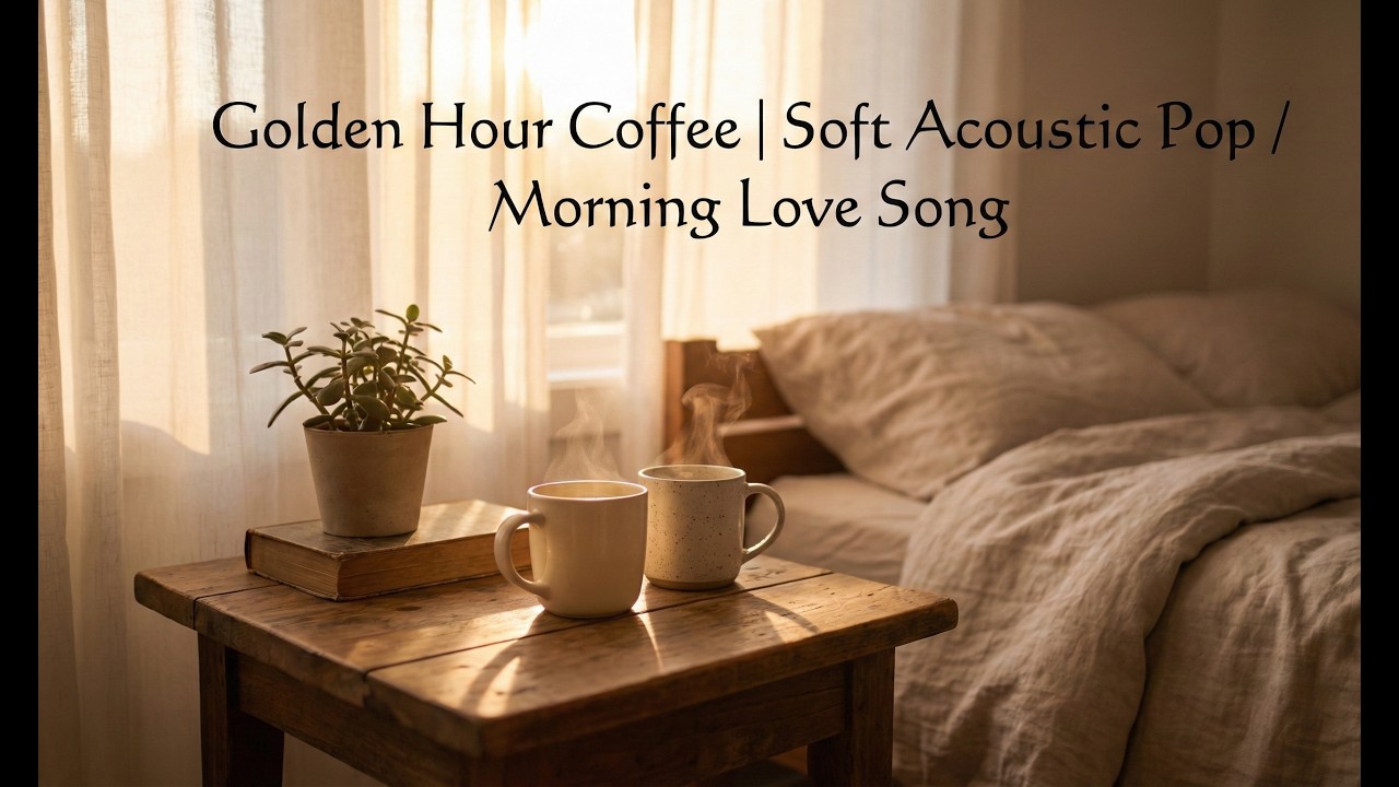 Golden Hour Coffee | Soft Acoustic Pop / Morning Love Song
