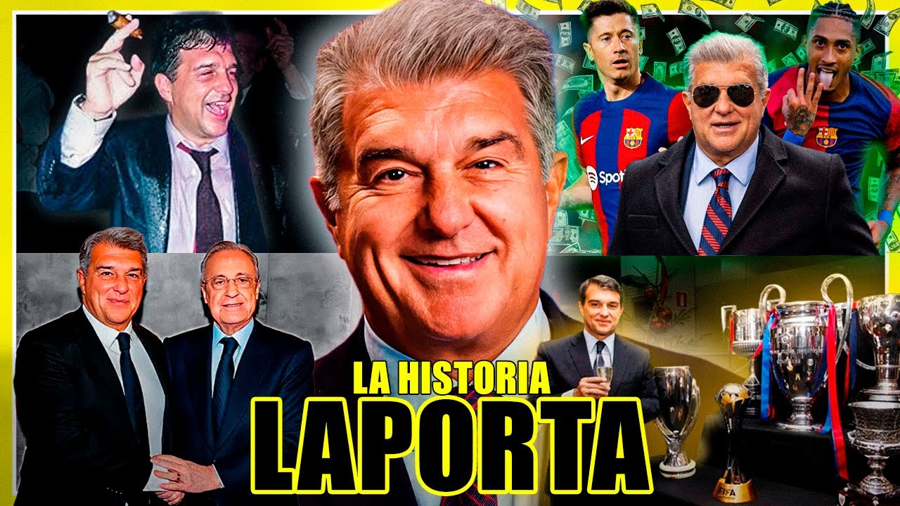 El PRESIDENTE que SALVÓ al BARÇA (2 veces) | 🇪🇸Joan Laporta La Historia