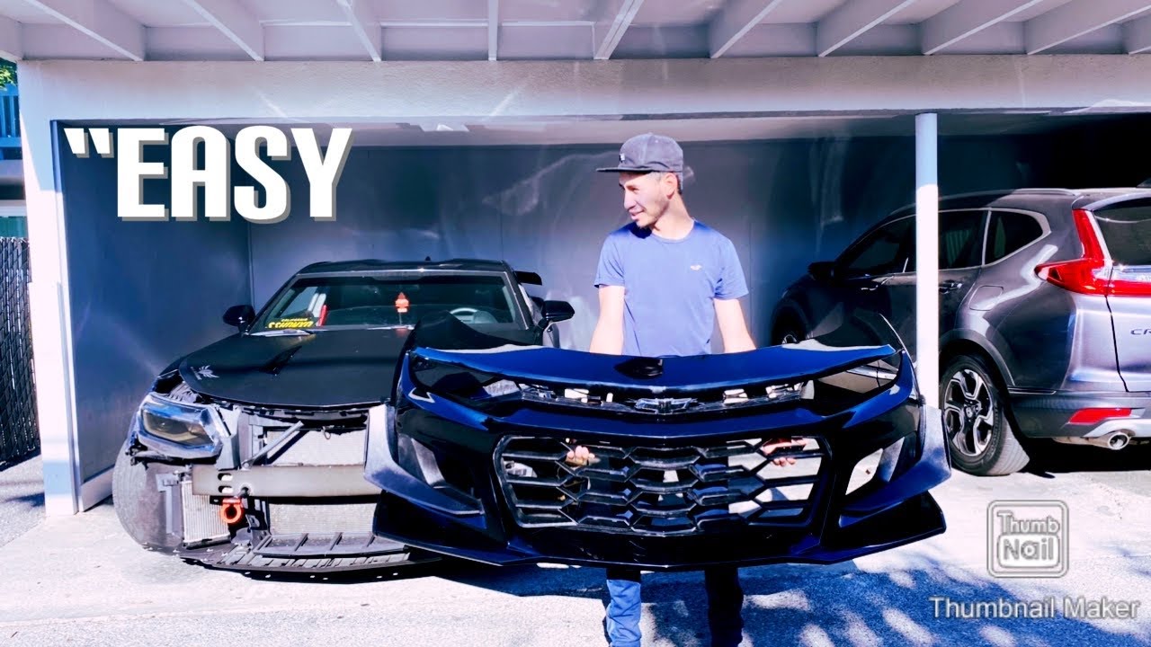 How to install camaro zl1 bumper on ss (extremely easy!)