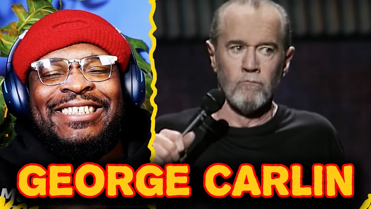 George Is Spitting!! | George Carlin  - Airline Announcements | REACTION