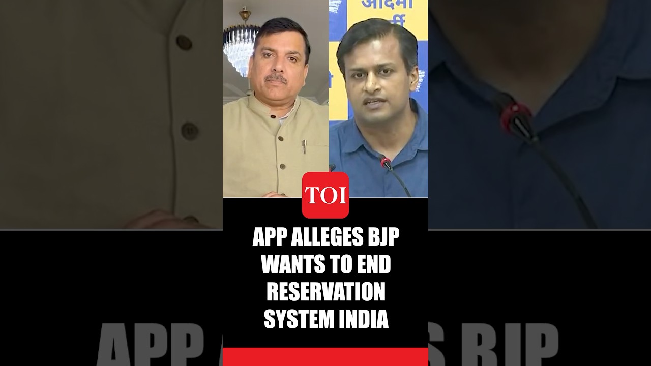 AAP Accuses BJP of Eroding Reservation Rights and Conspiring Against Dalits