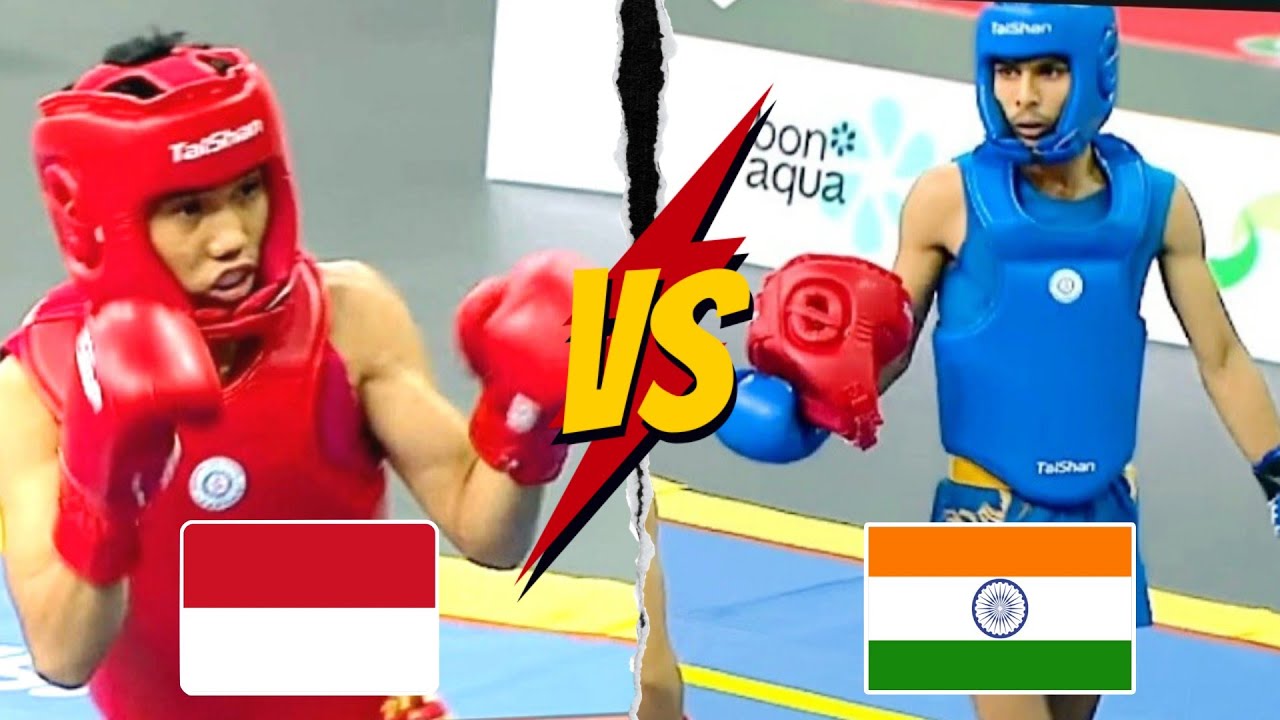 Dhruv 🇮🇳 vs Indonesia 🇮🇩 48 kg final match. 11th Junior Asian Wushu Championship 2023 China