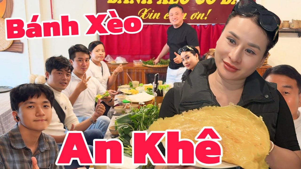 Chị Ni trổ tài Đổ Bánh Xèo An Khê Cà cái kết bất ngờ