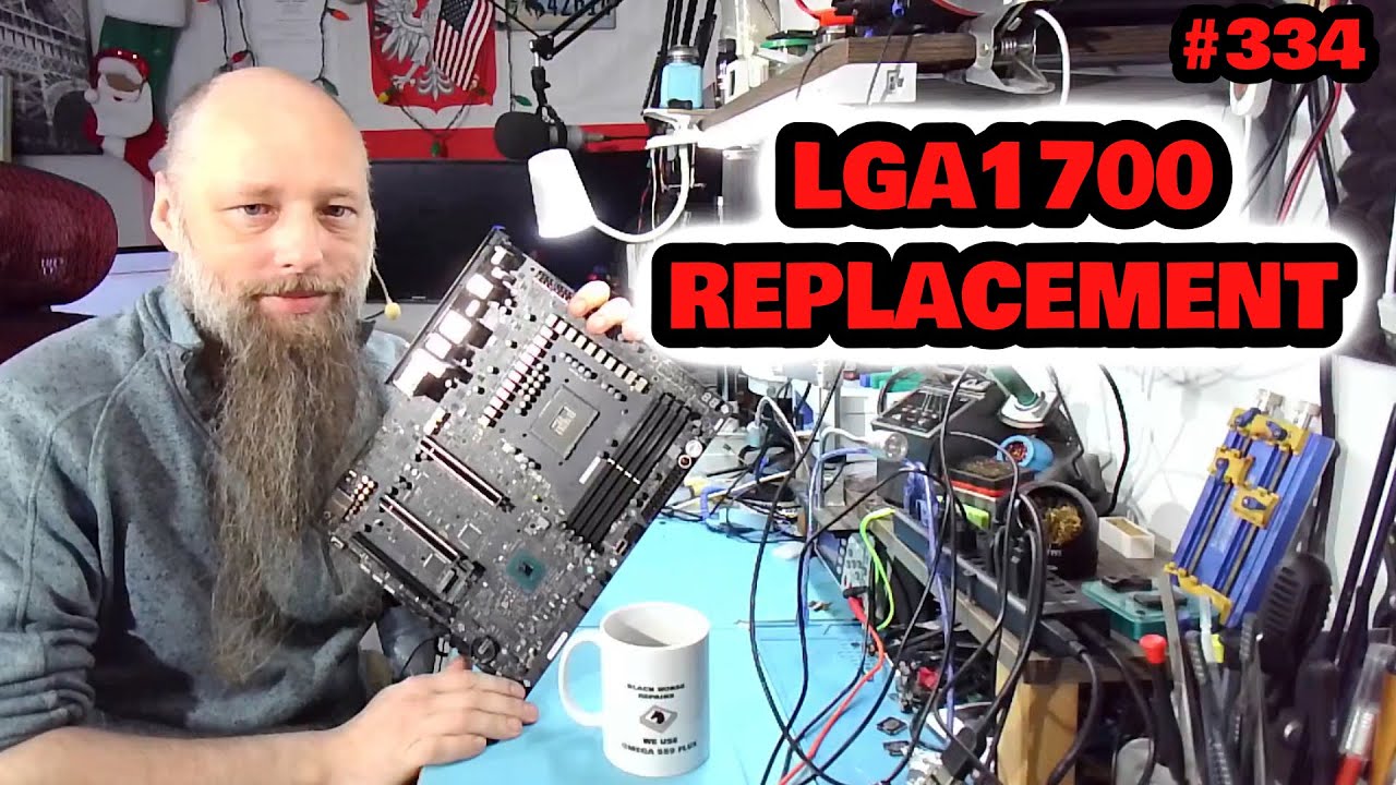 334 | Замена сокета LGA1700 на материнской плате Z790