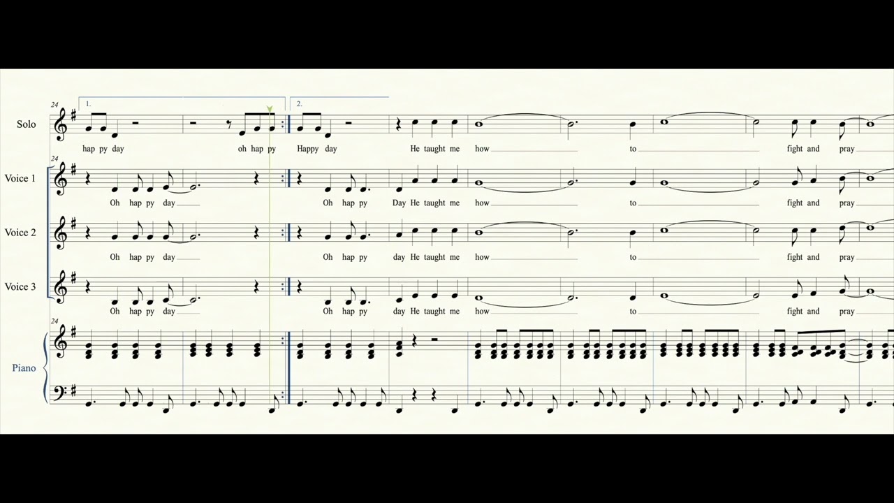Oh, happy day - Tenor