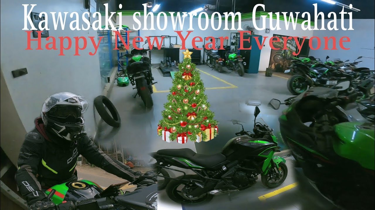 Guwahati Kawasaki showroom, Happy New Year Everyone