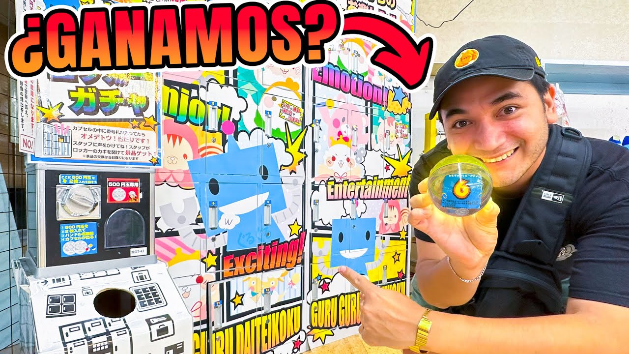 Jugamos a un GACHAPON de LOCKERS SORPRESA en JAPON y ganamos algo 🔥
