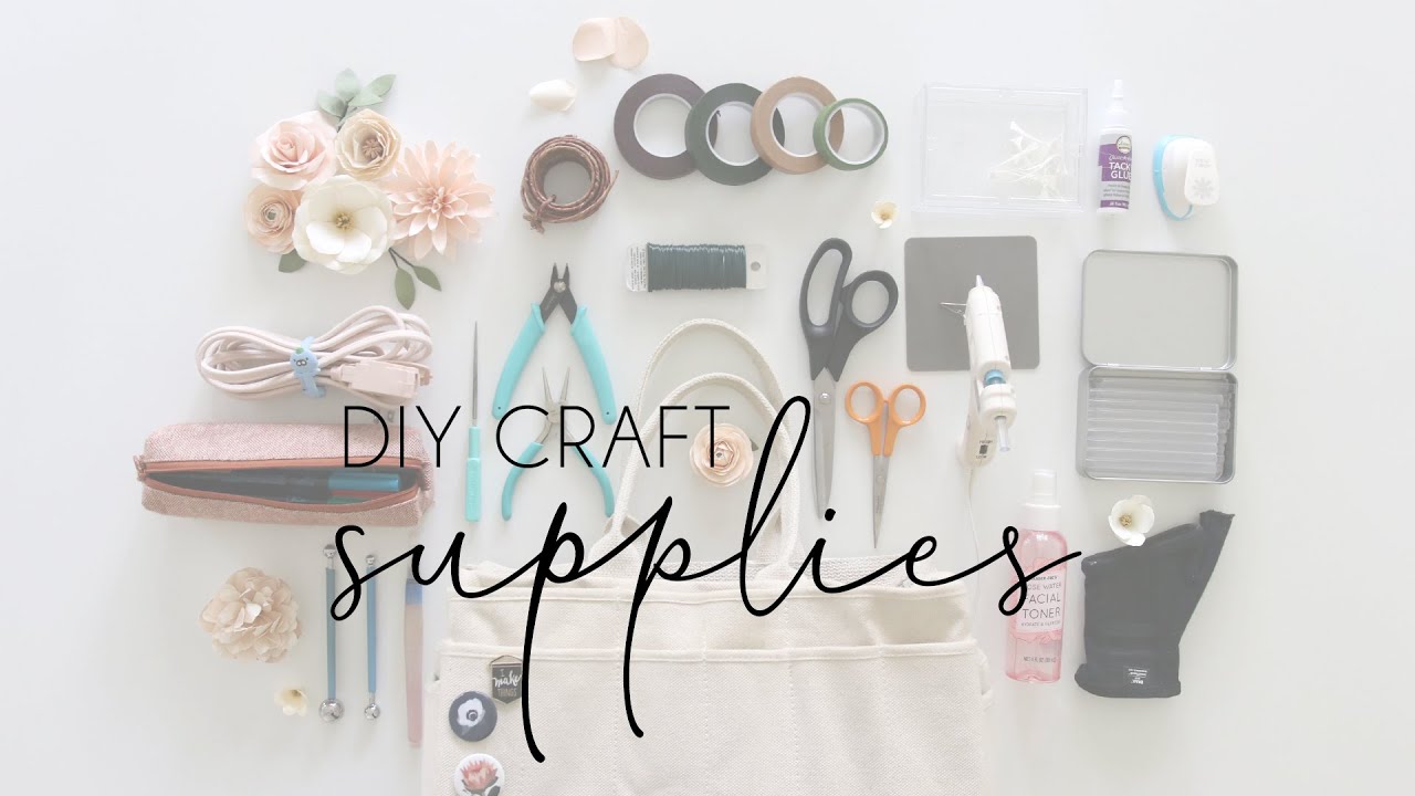 Reviewing favorite tools and supplies for flower making + paper crafts (what's in my tool bag)