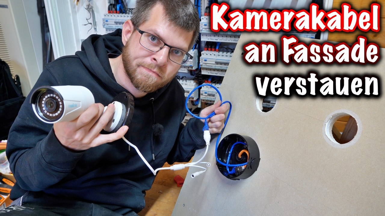 Kamera an Außenfassade anbringen! ElektroM