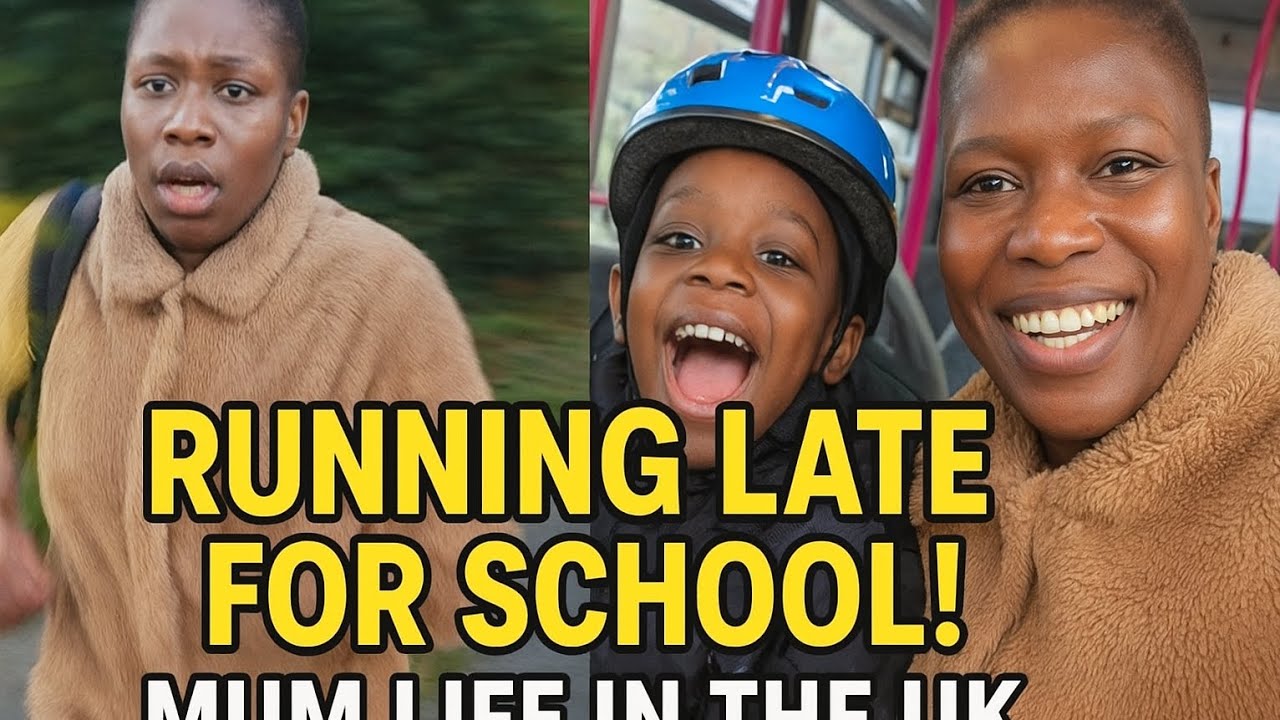 Running Late for School in the UK! Morning School Run with My Son | Real Mum Life Moments  