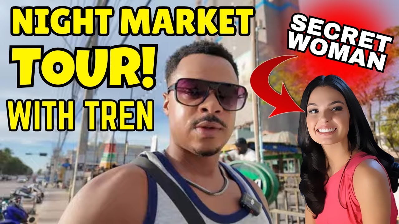 Tren Genius Исследуйте НОЧНОЙ РЫНОК в Паттайе, Таиланд, с SECRET WOMAN!