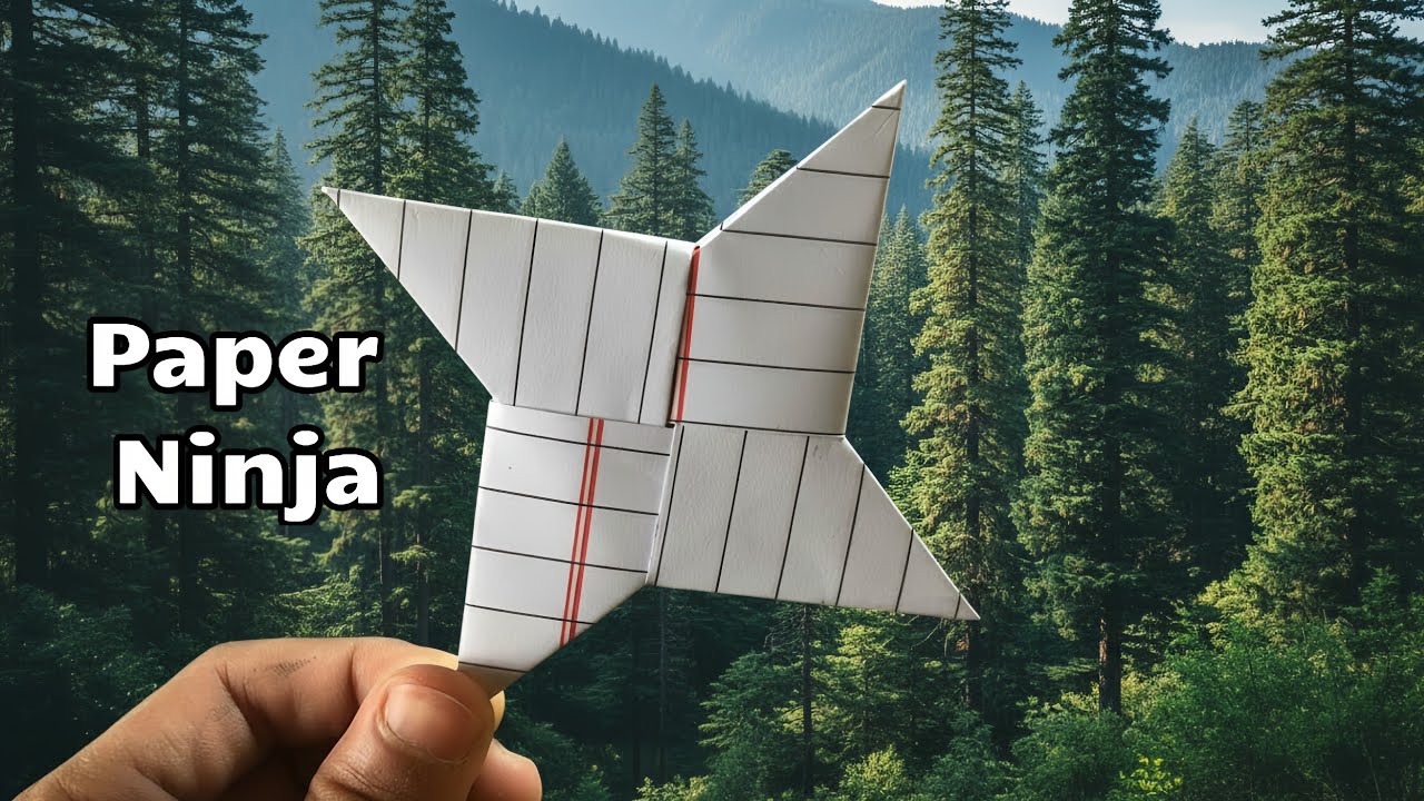 DIY Paper Ninja Star | Easy Origami Weapon