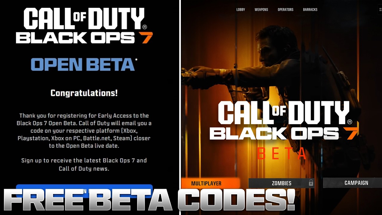 КАК ПОЛУЧИТЬ БЕСПЛАТНЫЕ бета-коды для многопользовательской игры Black Ops 7! (ПОЛУЧИТЕ КАК МОЖНО...