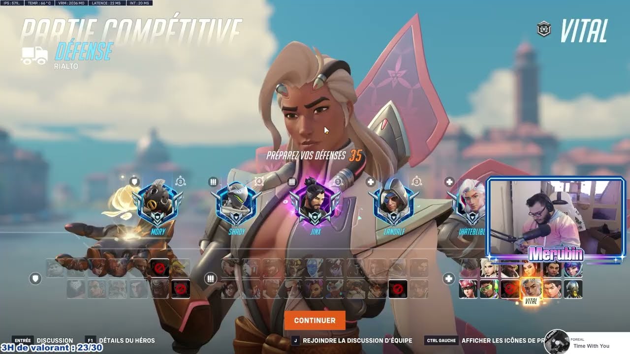 [VOD] SoloQ ranked heal (diamant) sur ow2 et suite de Hadès | Stream du 1er janvier 2026 (7/?)