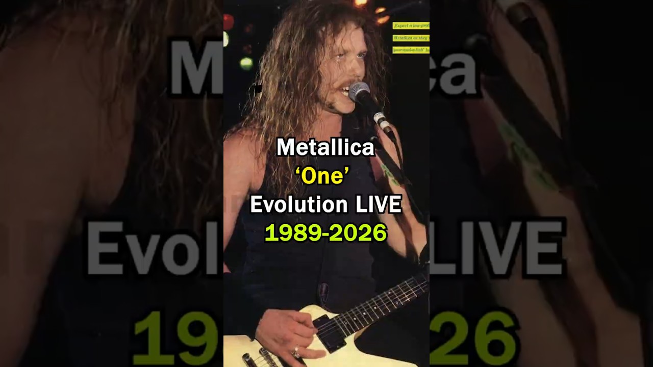 Metallica (1989-2026) - One (LIVE Evolution) #metallica #shorts #metal