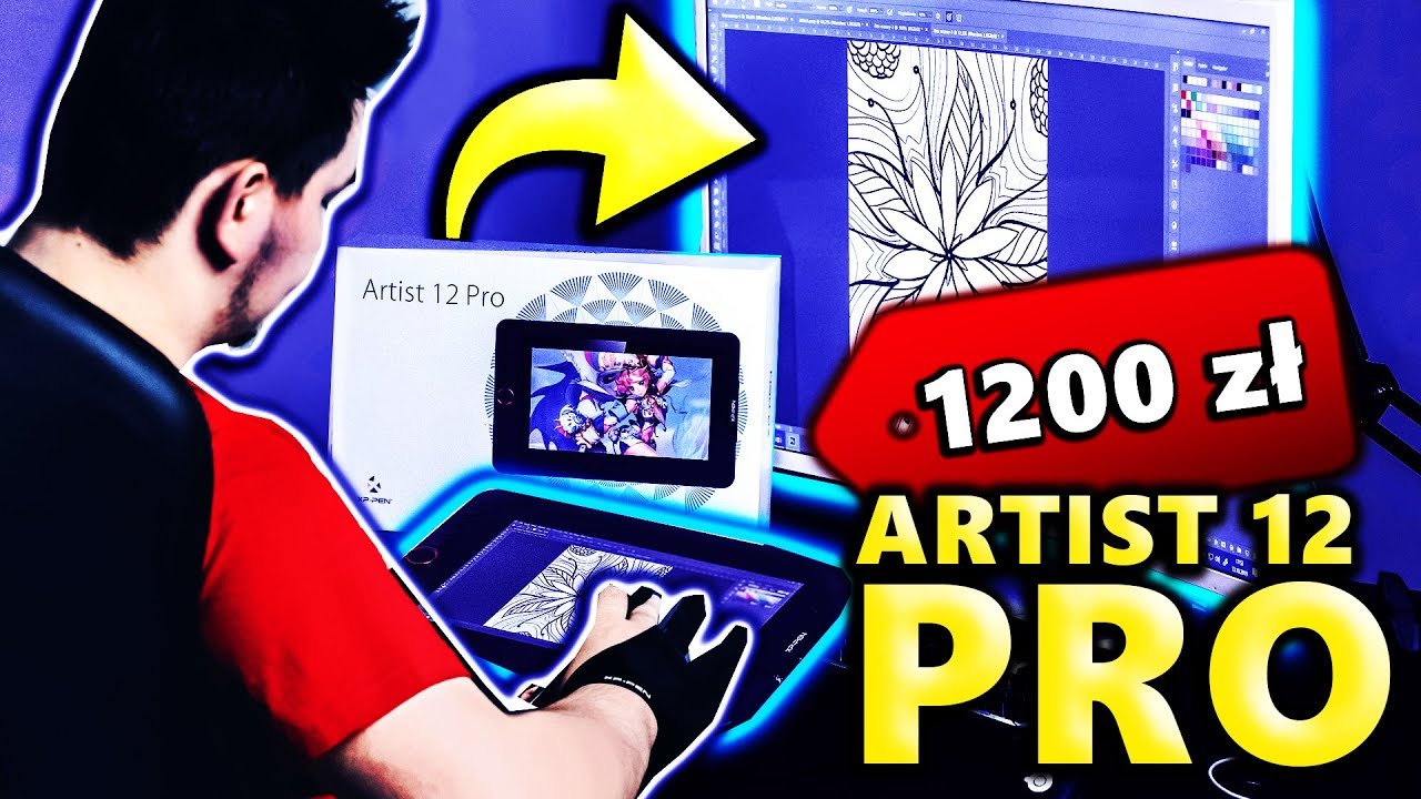 GRAFIK TESTUJE TABLET XP PEN ARTIST 12 PRO