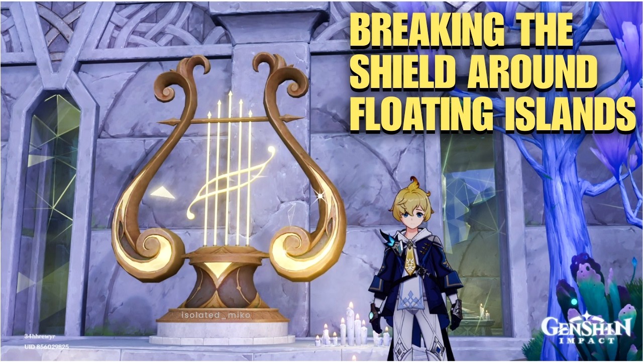 BREAKING THESHIELD AROUNDFLOATING ISLANDS