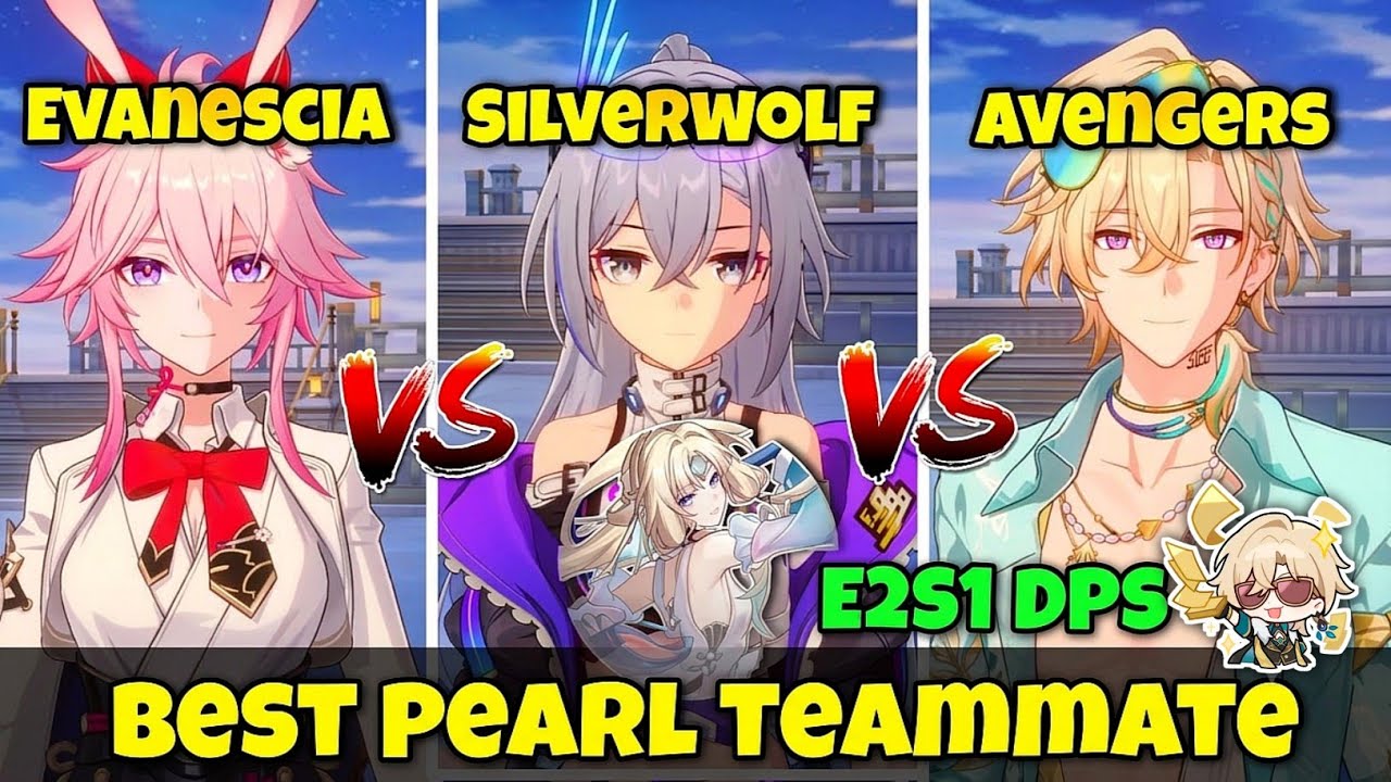 PEARL IS A NOVAFLARE TO ELATION DPS: E2S1 EVANESCIA VS AVENTURINE SP VS SILVERWOLF LVL999