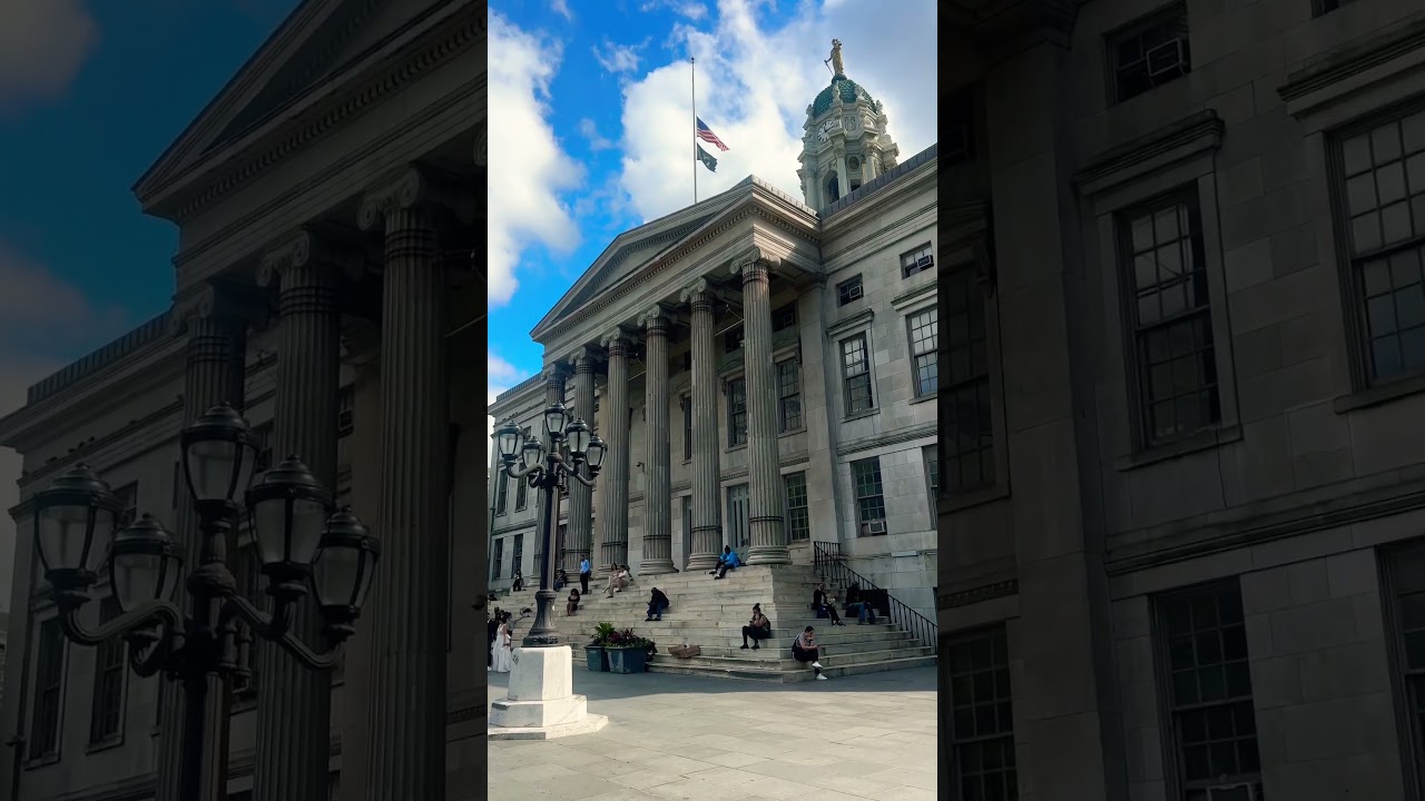 Brooklyn BOROUGH HALL, New York City 🏢✨ #brooklynbridge #brooklyn #cityhall #nyc