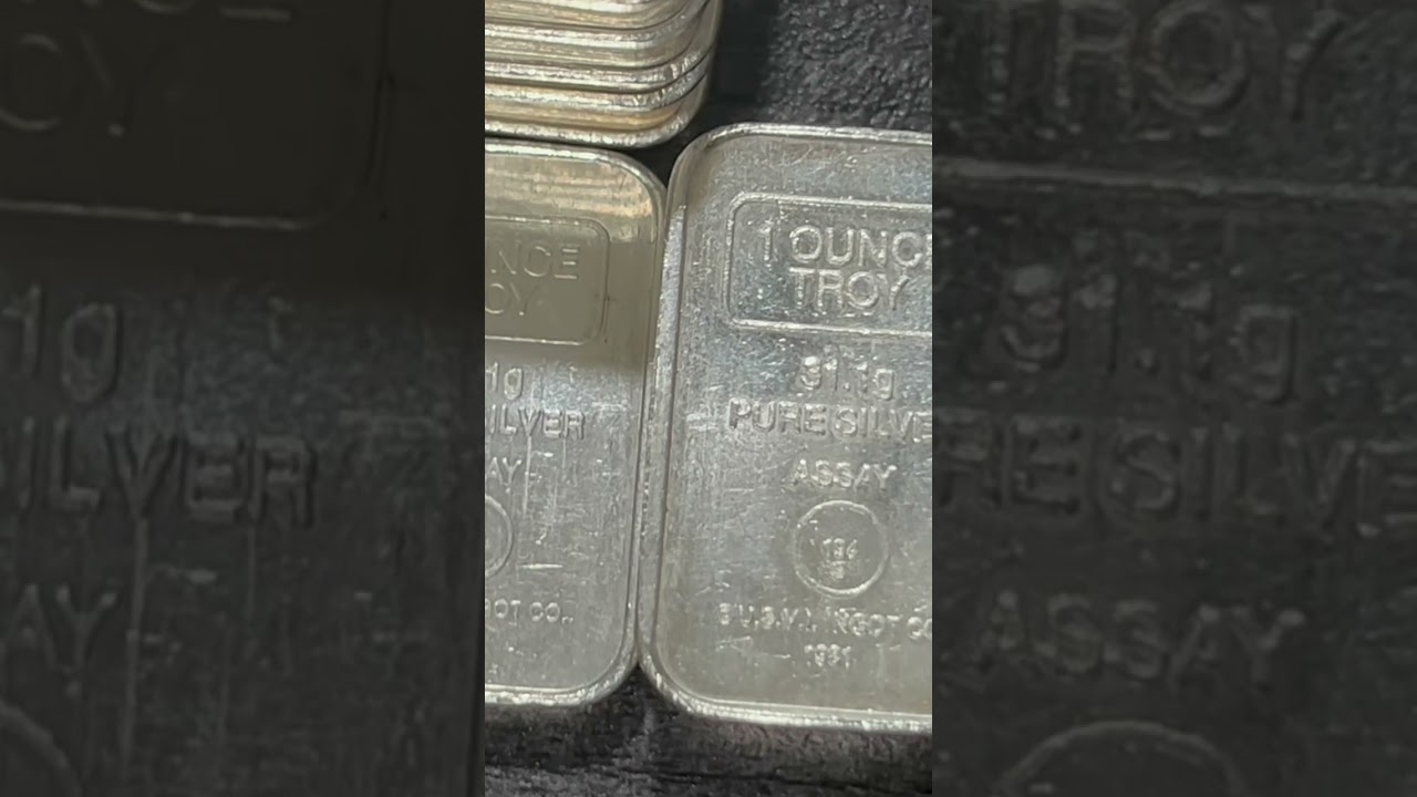 USVI/A-Mark 1981 Chunky Stacker Deep Dive #Vintage #Silver #USVI #AMark #Chunky #Stacker #Ingot #Bar