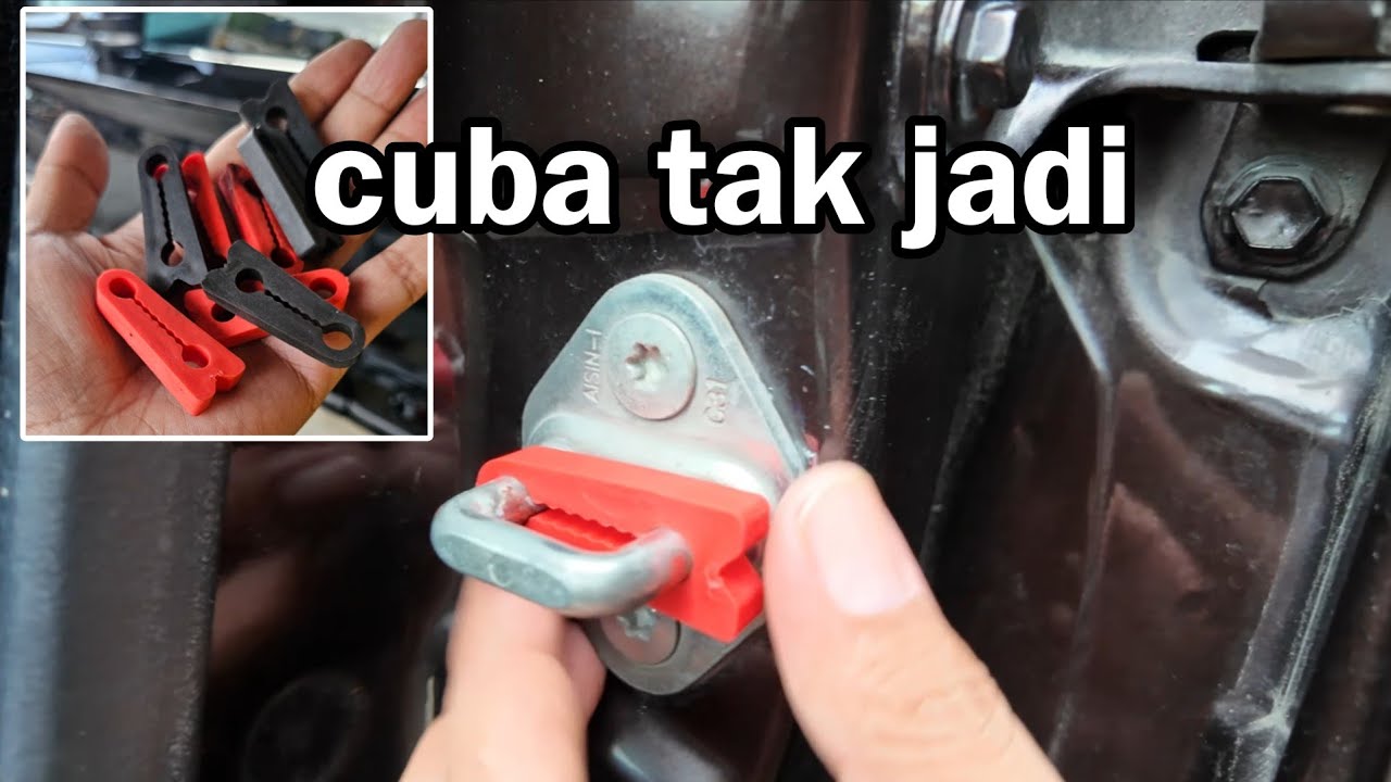 Cuba Beli Getah Pintu Penyerap Hentak Kereta || Anti-slam Door