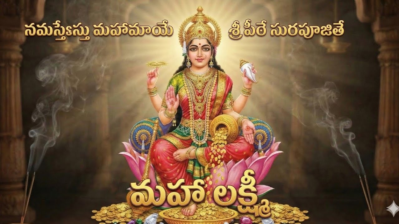 #Most Powerful Maha Lakshmi Ashtakam | Telugu Devotional Songs | Wealth & Prosperity Mantra