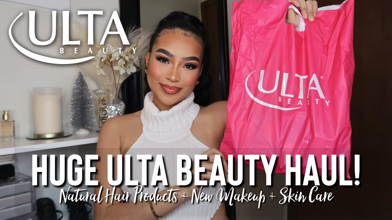 HUGE ULTA BEAUTY HAUL 2023 | Natural Hair Products + New Makeup + Skin Care!