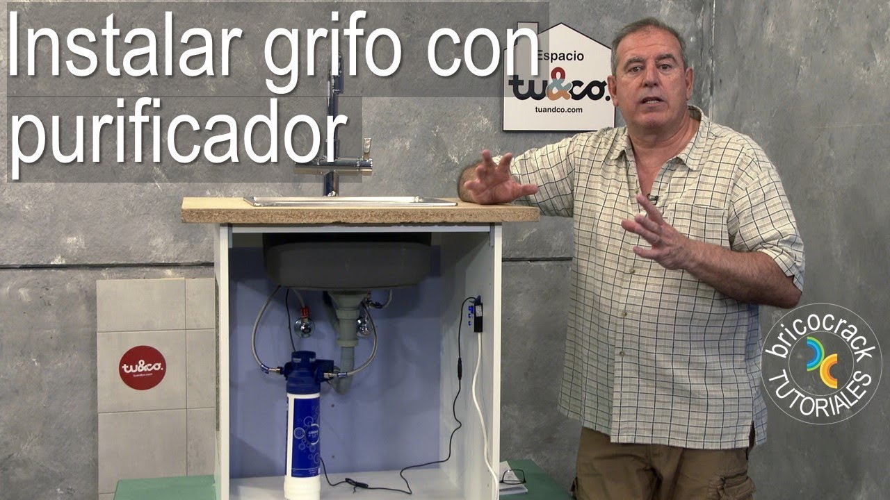 Instalar un grifo purificador de agua en el fregadero (Bricocrack)