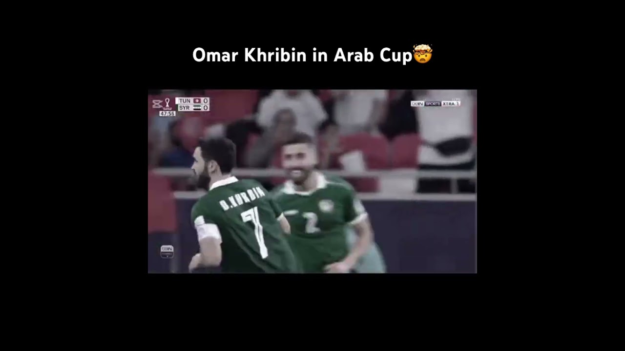 Omar Khribin in Arab Cup 🤯🚀