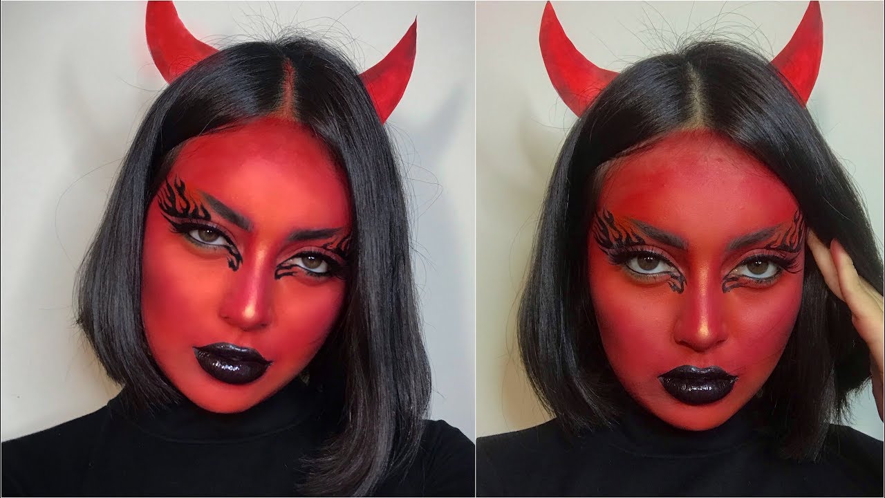 MAQUILLAJE DIABLITA 😈 HALLOWEEN