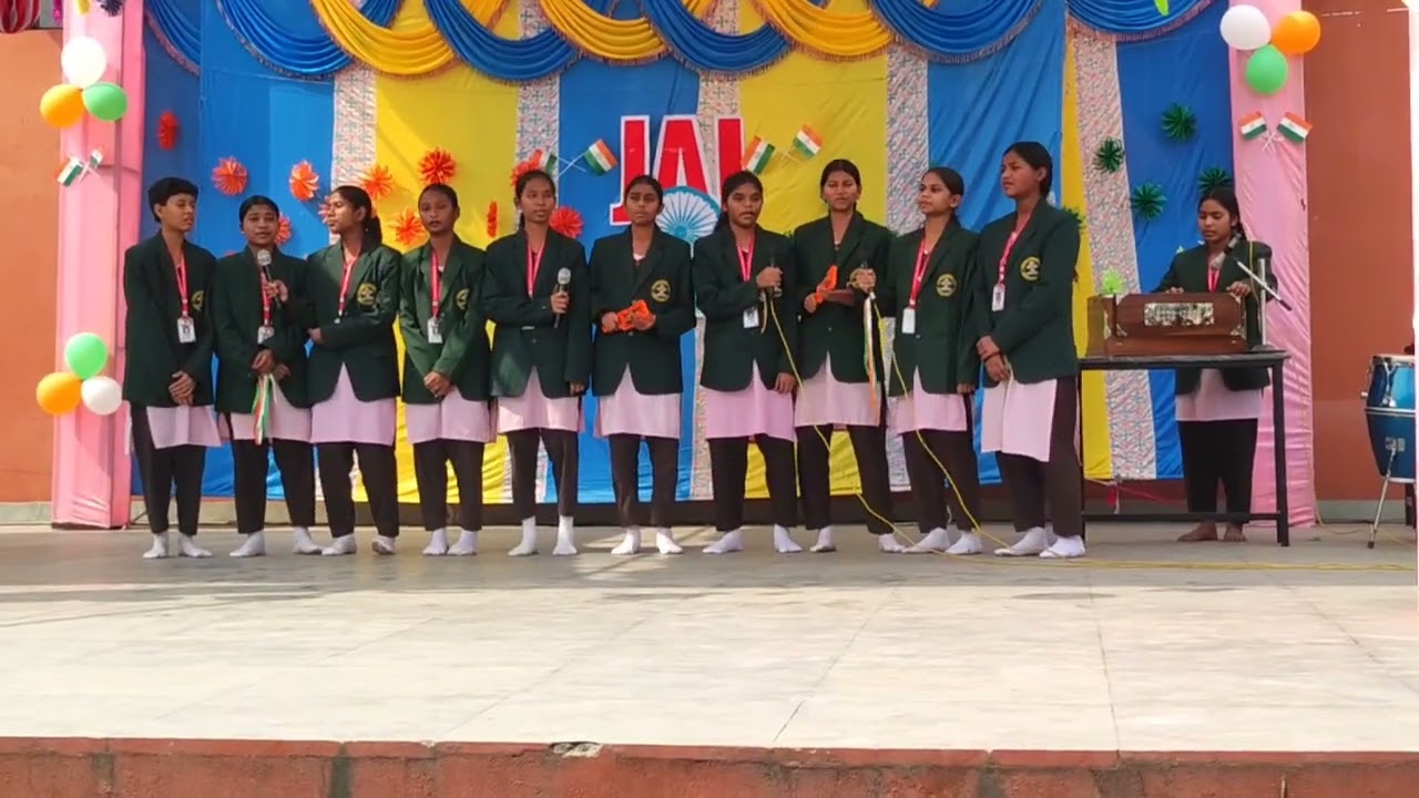 Petrotic song in Republic day celebration at EMRS Chharratangar..