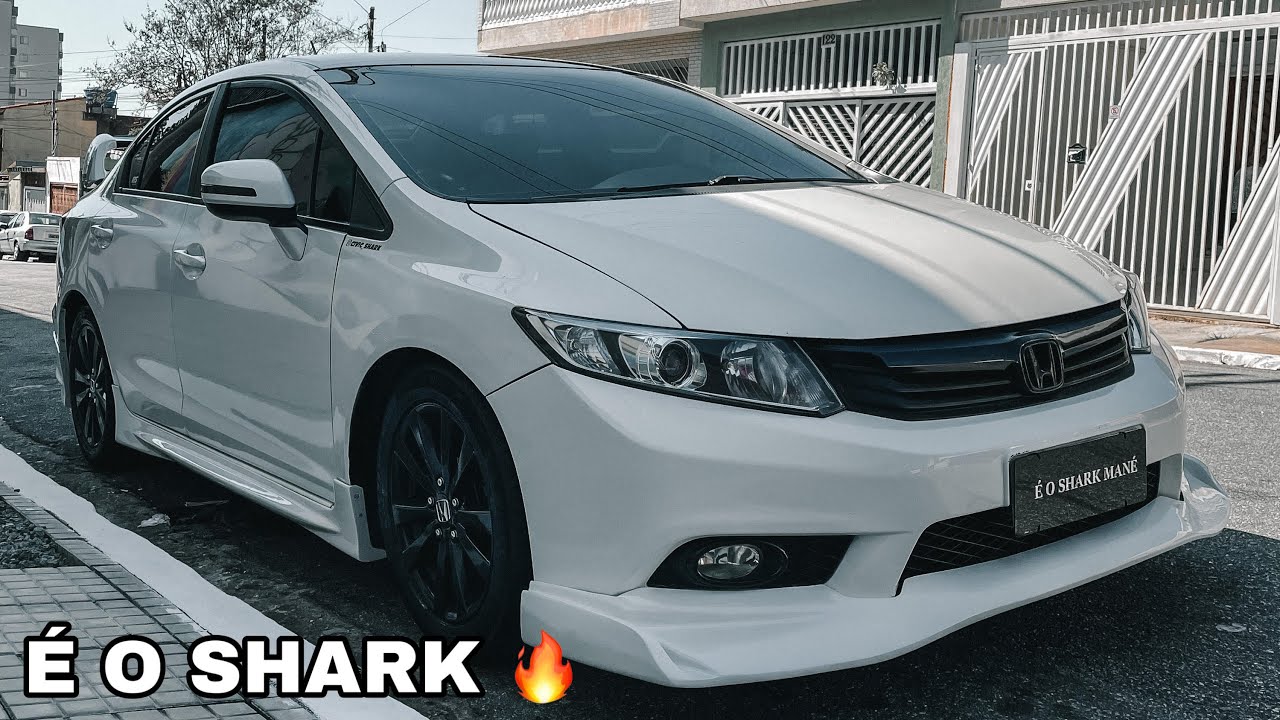 BODY KIT MUGEN FULL NO CIVIC G9 - INSTALEI O SPOILER DIANTEIRO QUE FALTAVA - CIVIC SHARK
