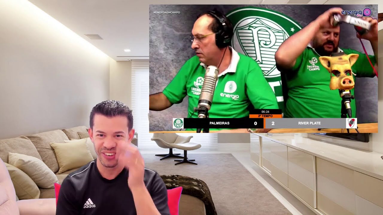 REAÇÕES | PALMEIRAS 0x2 RIVER PLATE | FOI UM DESESPERO TOTAL !